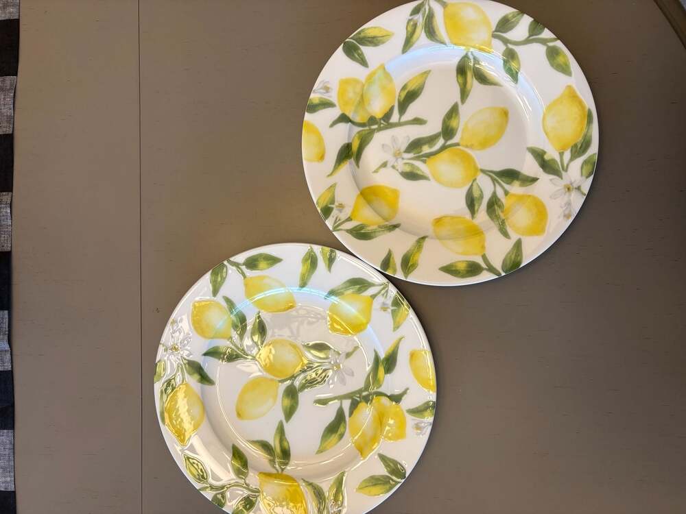 Mikasa Lemons Bone China Salad Plate
